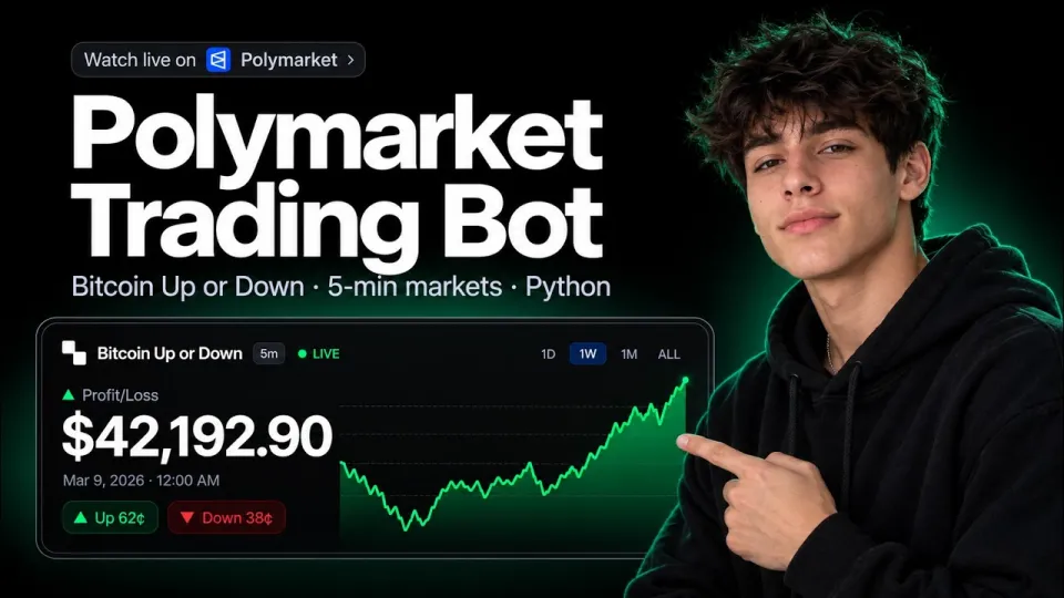 Polymarket Bot Enables $40,000 Profit on 5-Minute Bitcoin Up or Down Market